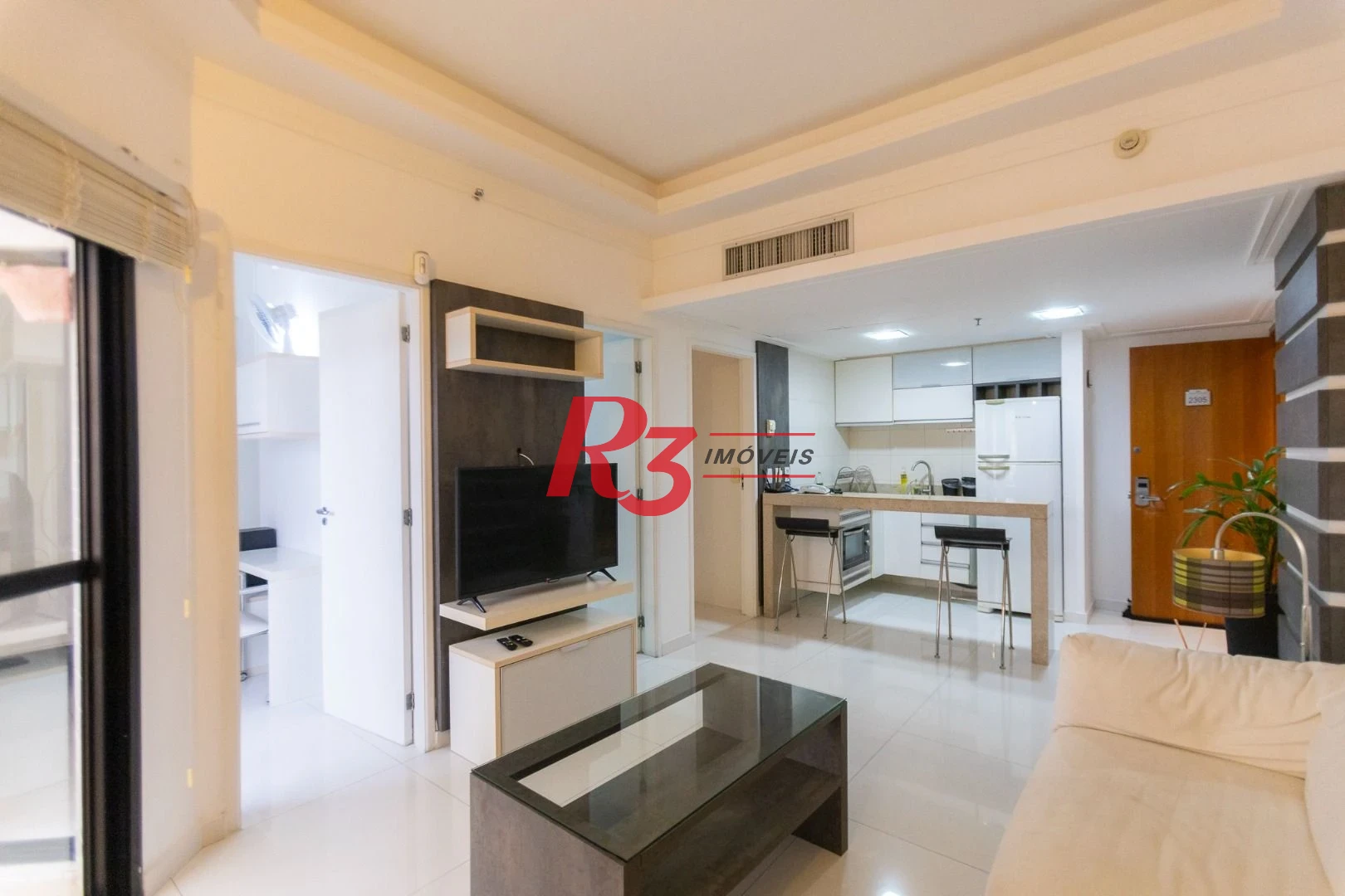 Flat para alugar, 60 m² por R$ 7.000,02/mês - Boqueirão - Santos/SP