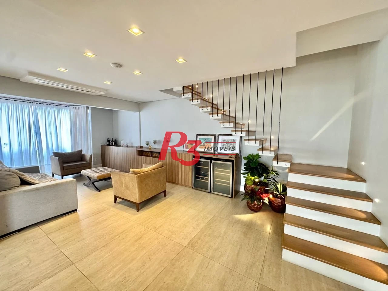 Cobertura com 4 dormitórios à venda, 418 m² por R$ 5.400.000,00 - Boqueirão - Santos/SP