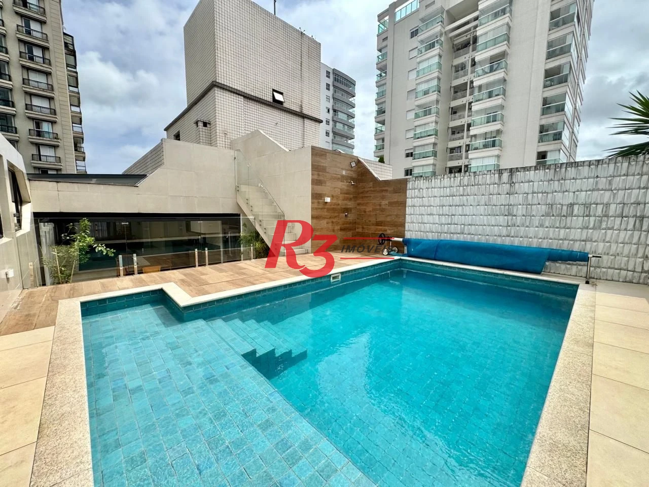 Cobertura com 4 dormitórios à venda, 418 m² por R$ 5.400.000,00 - Boqueirão - Santos/SP