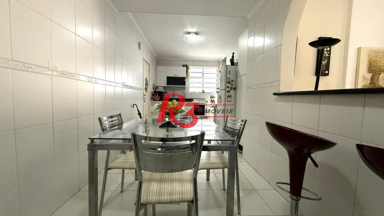 Apartamento à venda, 102 m² por R$ 835.000,00 - Gonzaga - Santos/SP