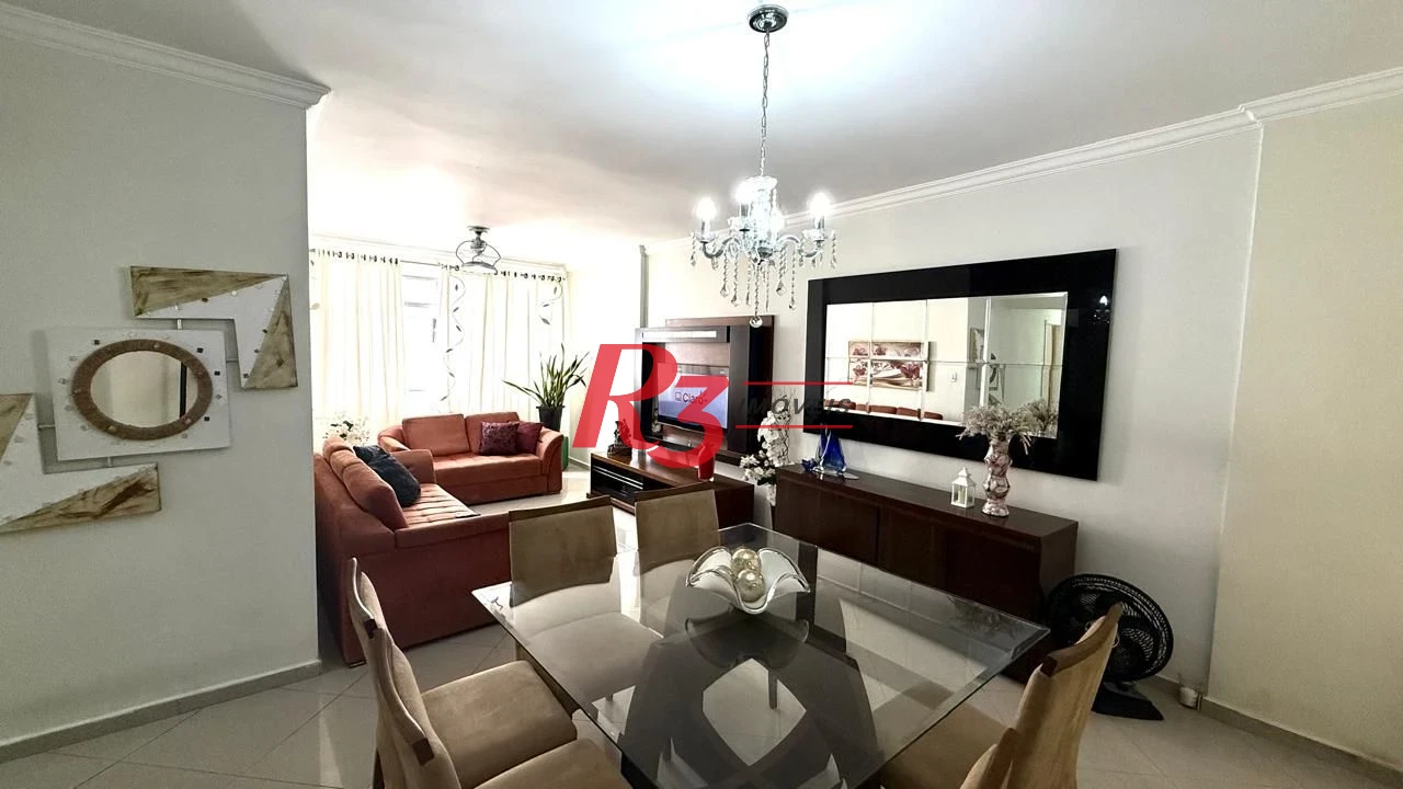 Apartamento à venda, 102 m² por R$ 835.000,00 - Gonzaga - Santos/SP