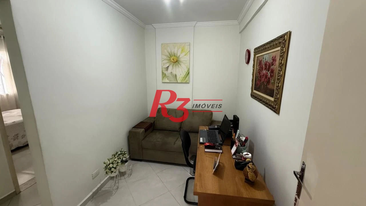 Apartamento à venda, 102 m² por R$ 835.000,00 - Gonzaga - Santos/SP