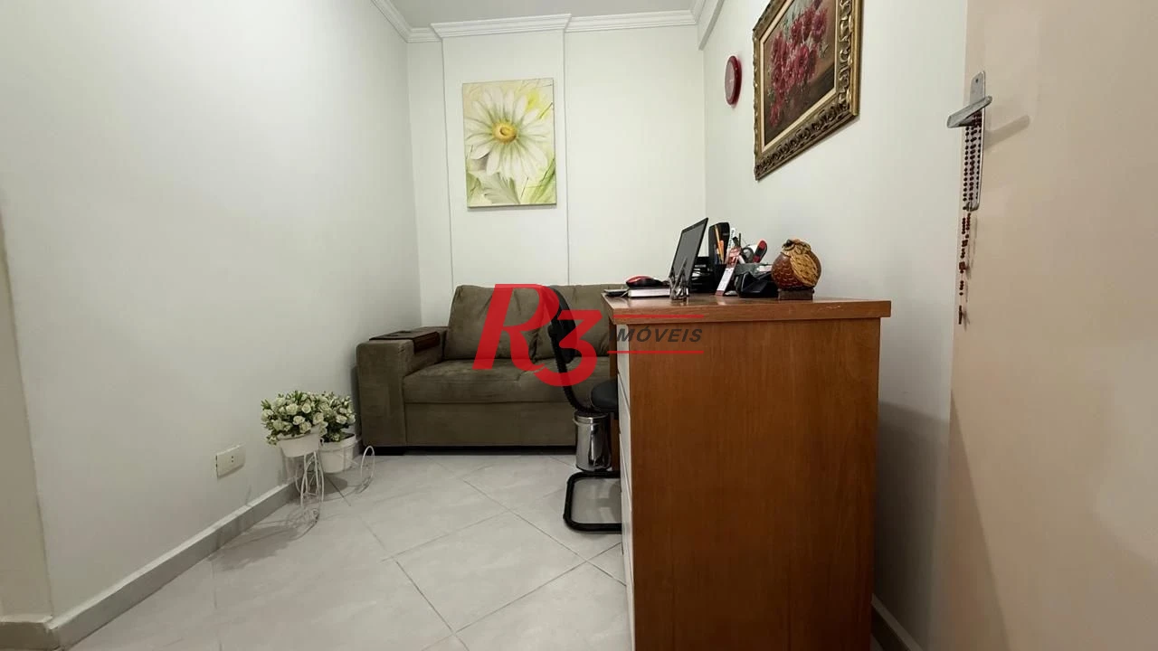 Apartamento à venda, 102 m² por R$ 835.000,00 - Gonzaga - Santos/SP