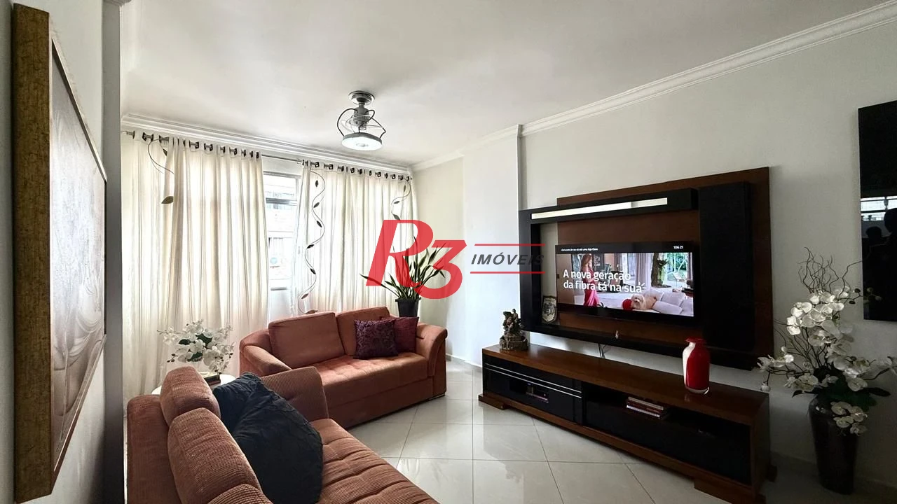 Apartamento à venda, 102 m² por R$ 835.000,00 - Gonzaga - Santos/SP