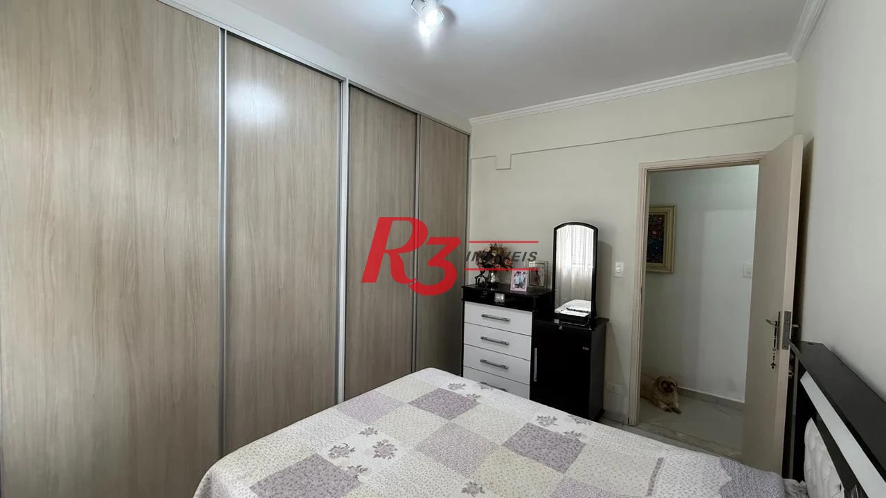 Apartamento à venda, 102 m² por R$ 835.000,00 - Gonzaga - Santos/SP