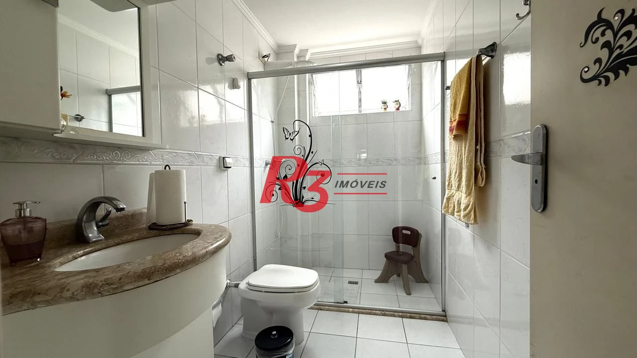 Apartamento à venda, 102 m² por R$ 835.000,00 - Gonzaga - Santos/SP
