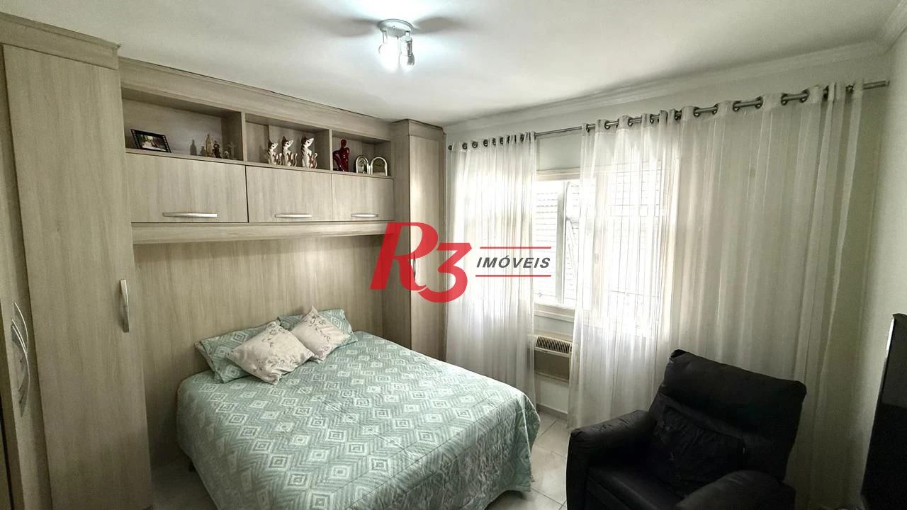 Apartamento à venda, 102 m² por R$ 835.000,00 - Gonzaga - Santos/SP