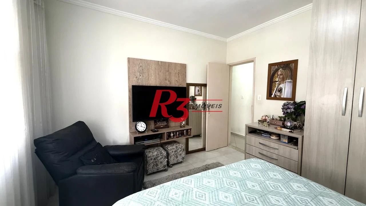 Apartamento à venda, 102 m² por R$ 835.000,00 - Gonzaga - Santos/SP
