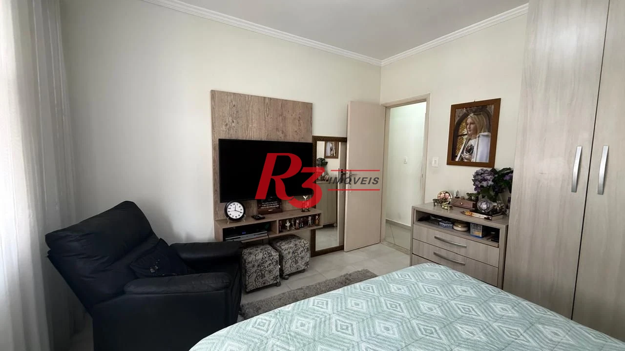 Apartamento à venda, 102 m² por R$ 835.000,00 - Gonzaga - Santos/SP