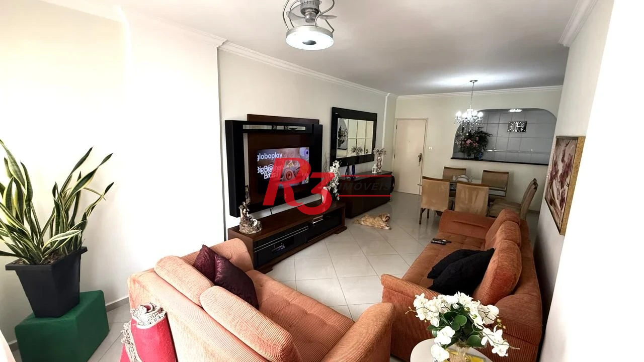 Apartamento à venda, 102 m² por R$ 835.000,00 - Gonzaga - Santos/SP