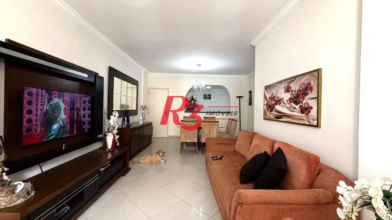 Apartamento à venda, 102 m² por R$ 835.000,00 - Gonzaga - Santos/SP