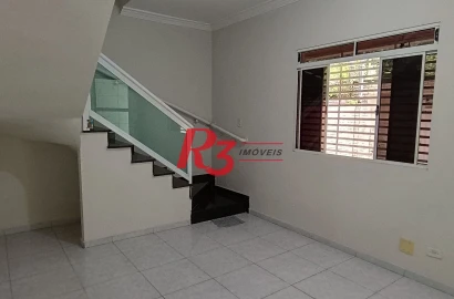 Casa com 3 dormitórios à venda, 120 m² por R$ 590.000,00 - Santa Maria - Santos/SP