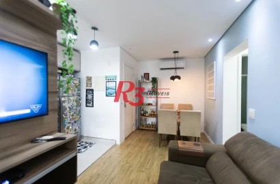 Apartamento à venda, 62 m² por R$ 670.000,00 - Marapé - Santos/SP