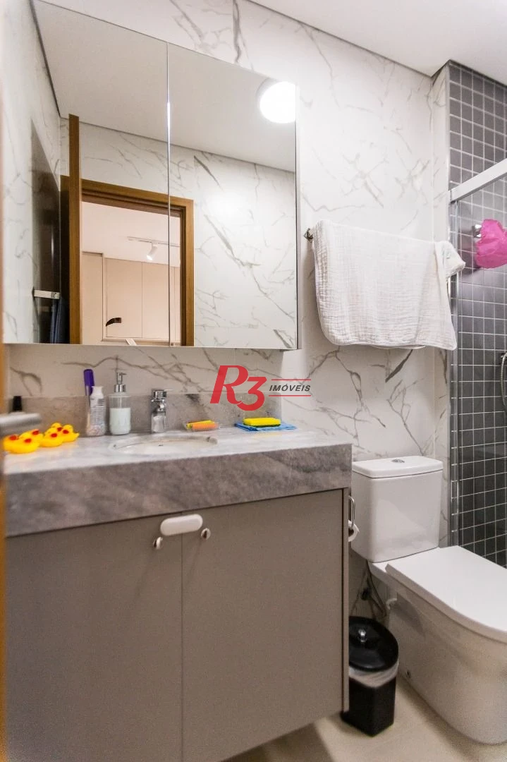 Apartamento à venda, 74 m² por R$ 1.280.000,00 - Boqueirão - Santos/SP
