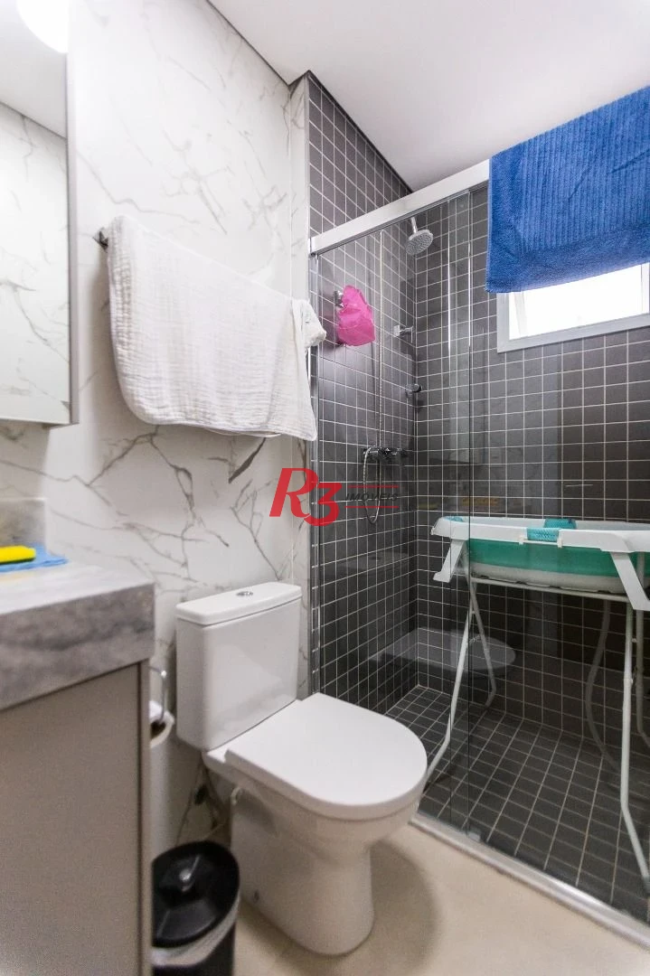 Apartamento à venda, 74 m² por R$ 1.280.000,00 - Boqueirão - Santos/SP