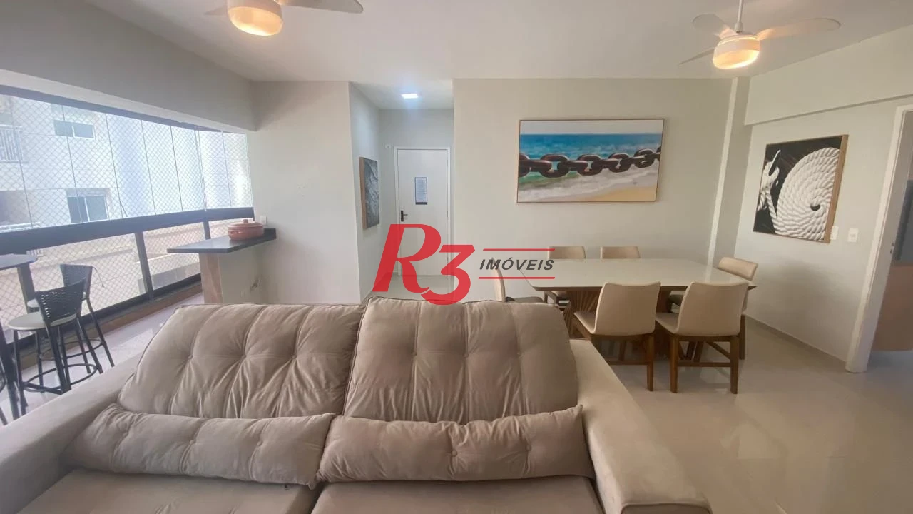 Apartamento com 4 dormitórios à venda, 123 m² por R$ 1.660.000,00 - Vila Luis Antônio - Guarujá/SP