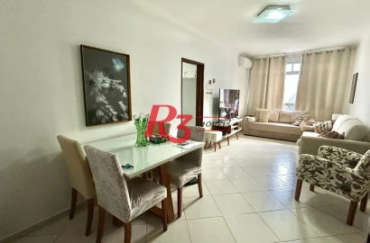 Apartamento com 2 dormitórios à venda, 100 m² por R$ 586.000,00 - Marapé - Santos/SP
