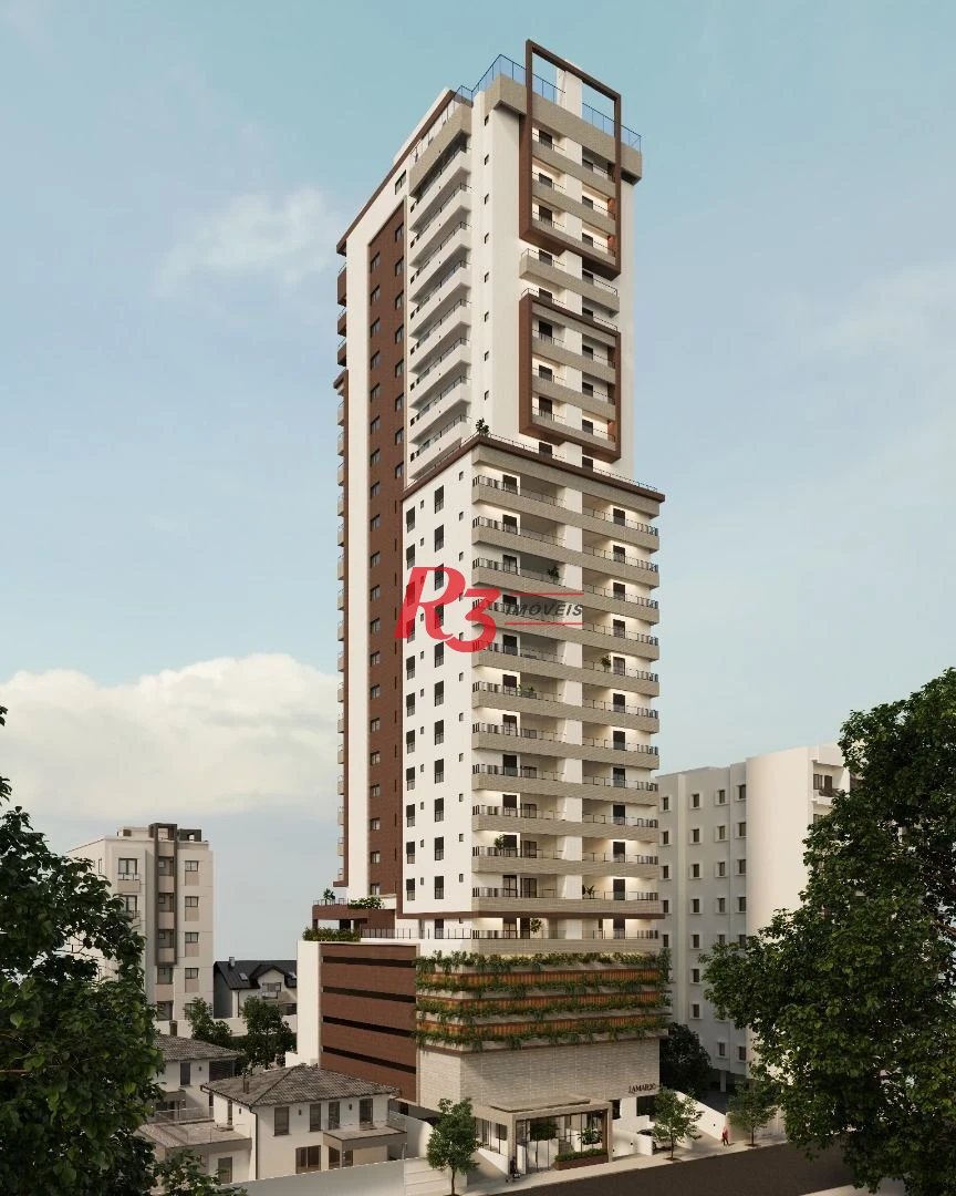 Apartamento à venda, 107 m² por R$ 1.430.000,00 - Boqueirão - Santos/SP