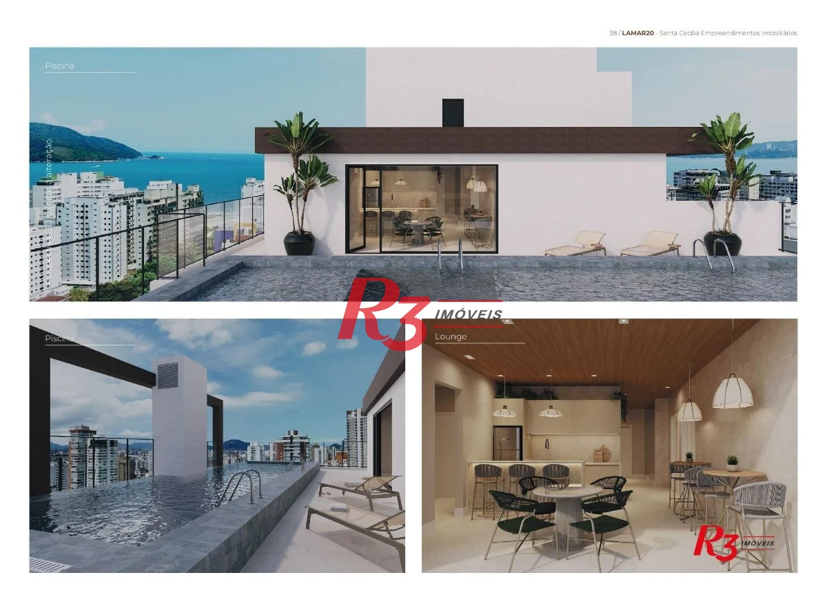 Apartamento à venda, 107 m² por R$ 1.430.000,00 - Boqueirão - Santos/SP