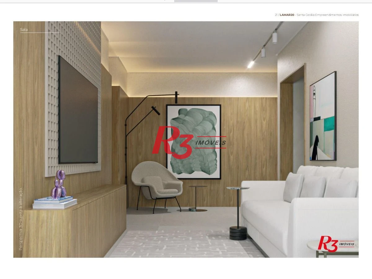 Apartamento à venda, 107 m² por R$ 1.430.000,00 - Boqueirão - Santos/SP