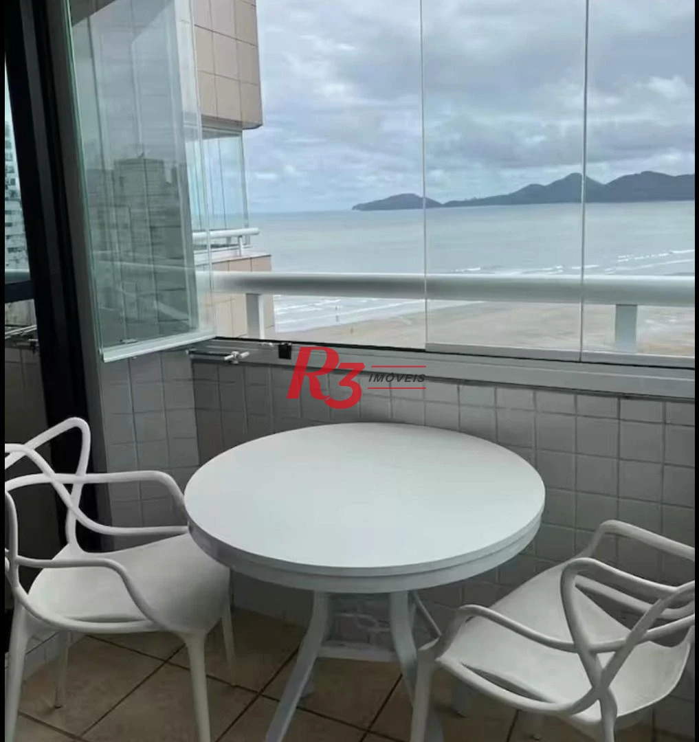 Flat com 1 dormitório para alugar, 42 m² por R$ 4.890,00/mês - Boqueirão - Santos/SP