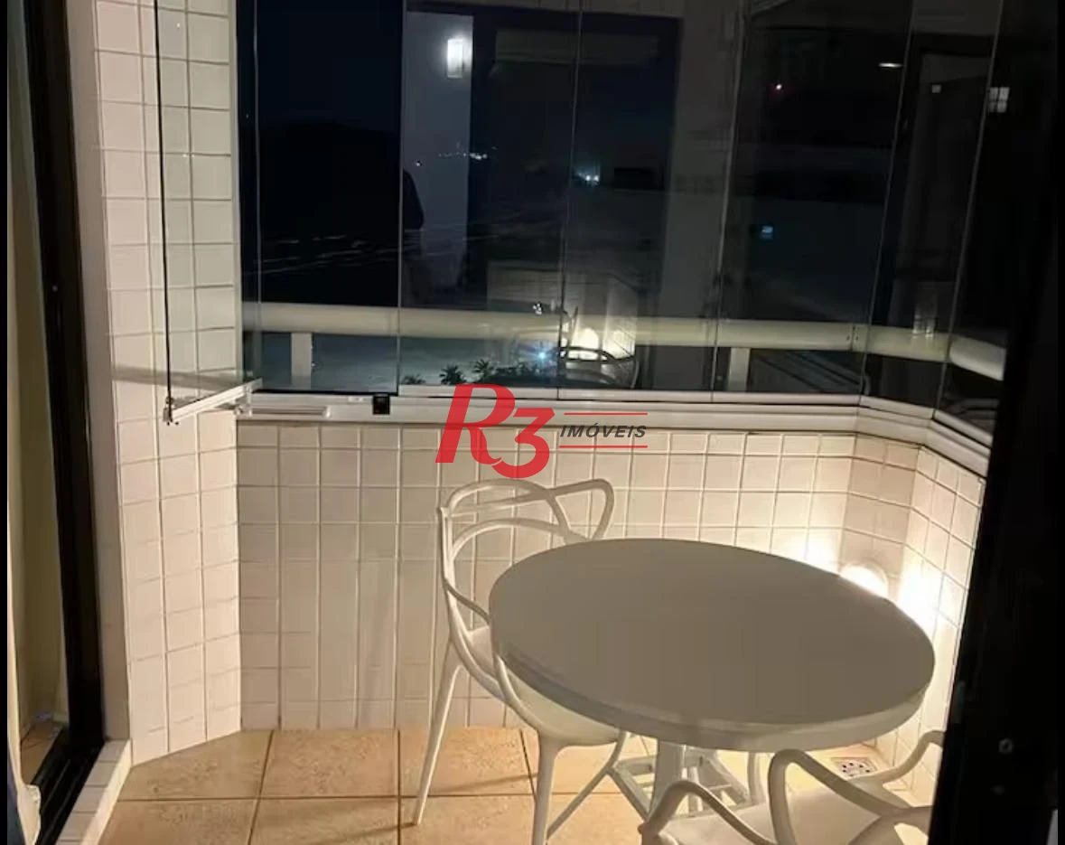Flat com 1 dormitório para alugar, 42 m² por R$ 4.890,00/mês - Boqueirão - Santos/SP
