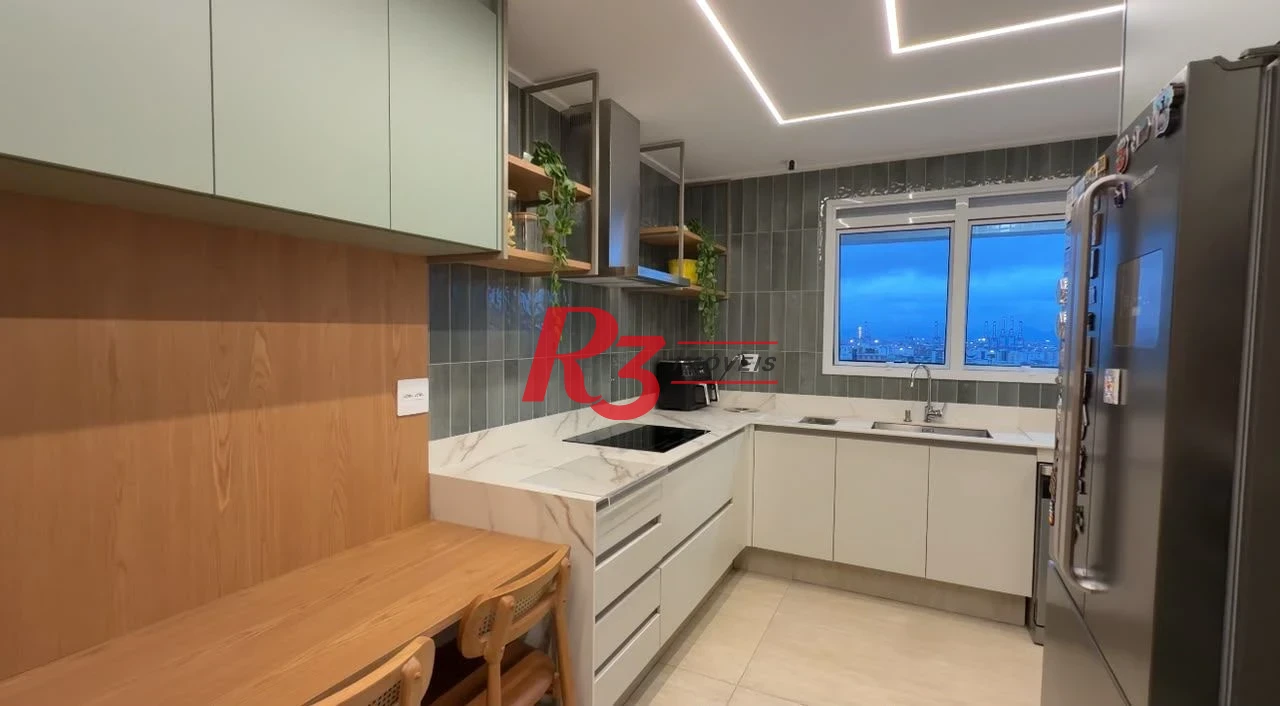 Apartamento com 3 dormitórios à venda, 170 m² por R$ 4.690.000,00 - Aparecida - Santos/SP