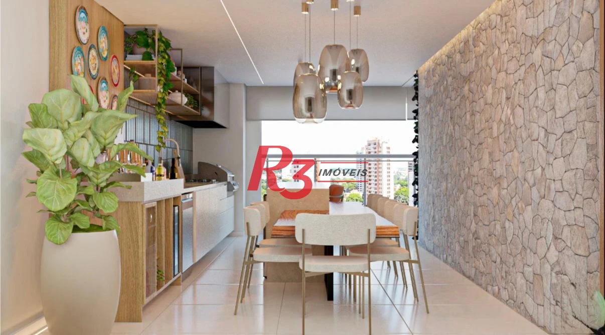 Apartamento à venda, 170 m² por R$ 4.850.000,00 - Aparecida - Santos/SP