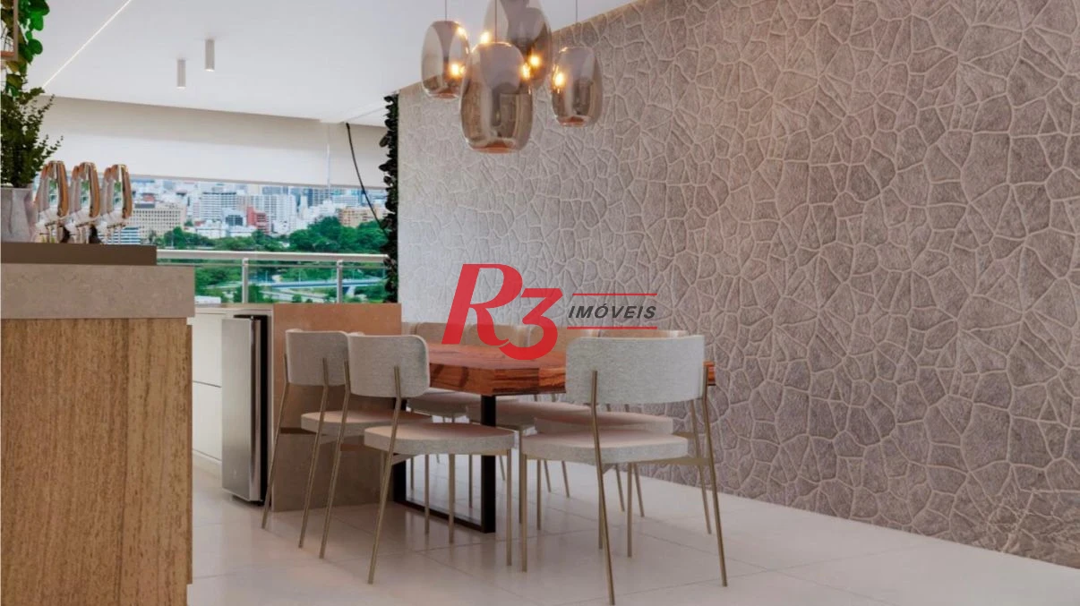 Apartamento à venda, 170 m² por R$ 4.850.000,00 - Aparecida - Santos/SP