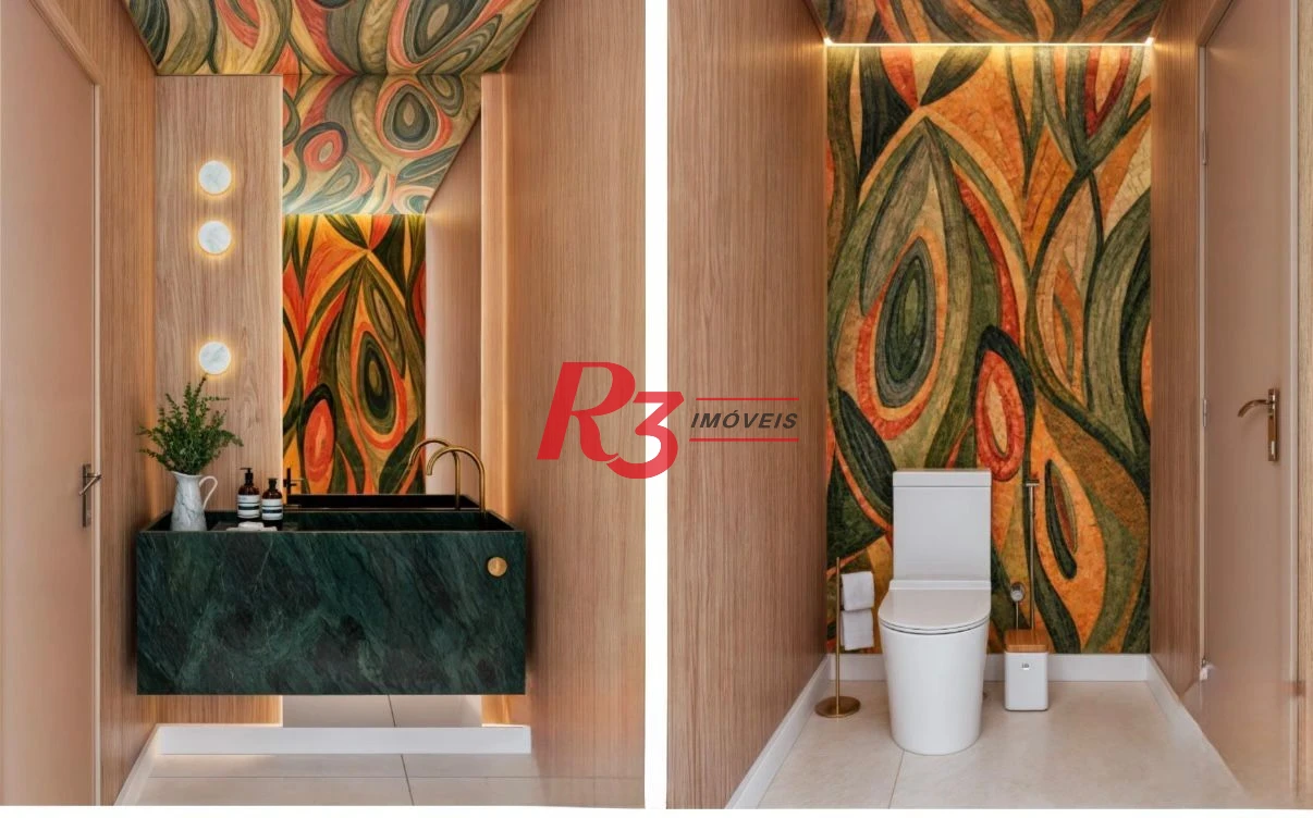 Apartamento à venda, 170 m² por R$ 4.850.000,00 - Aparecida - Santos/SP