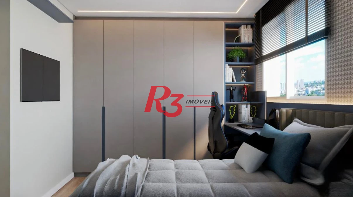 Apartamento à venda, 170 m² por R$ 4.850.000,00 - Aparecida - Santos/SP