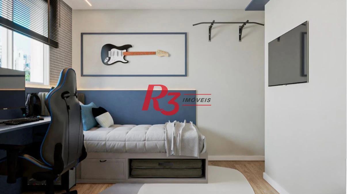 Apartamento à venda, 170 m² por R$ 4.850.000,00 - Aparecida - Santos/SP