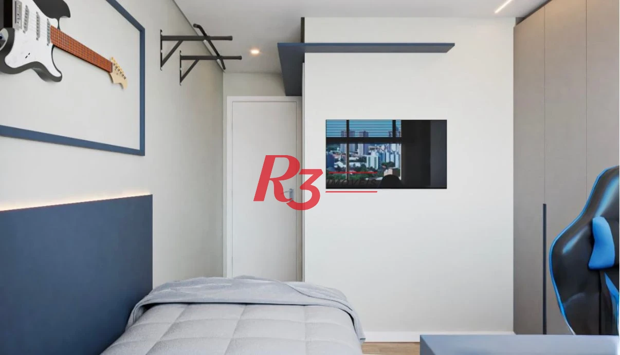 Apartamento à venda, 170 m² por R$ 4.850.000,00 - Aparecida - Santos/SP
