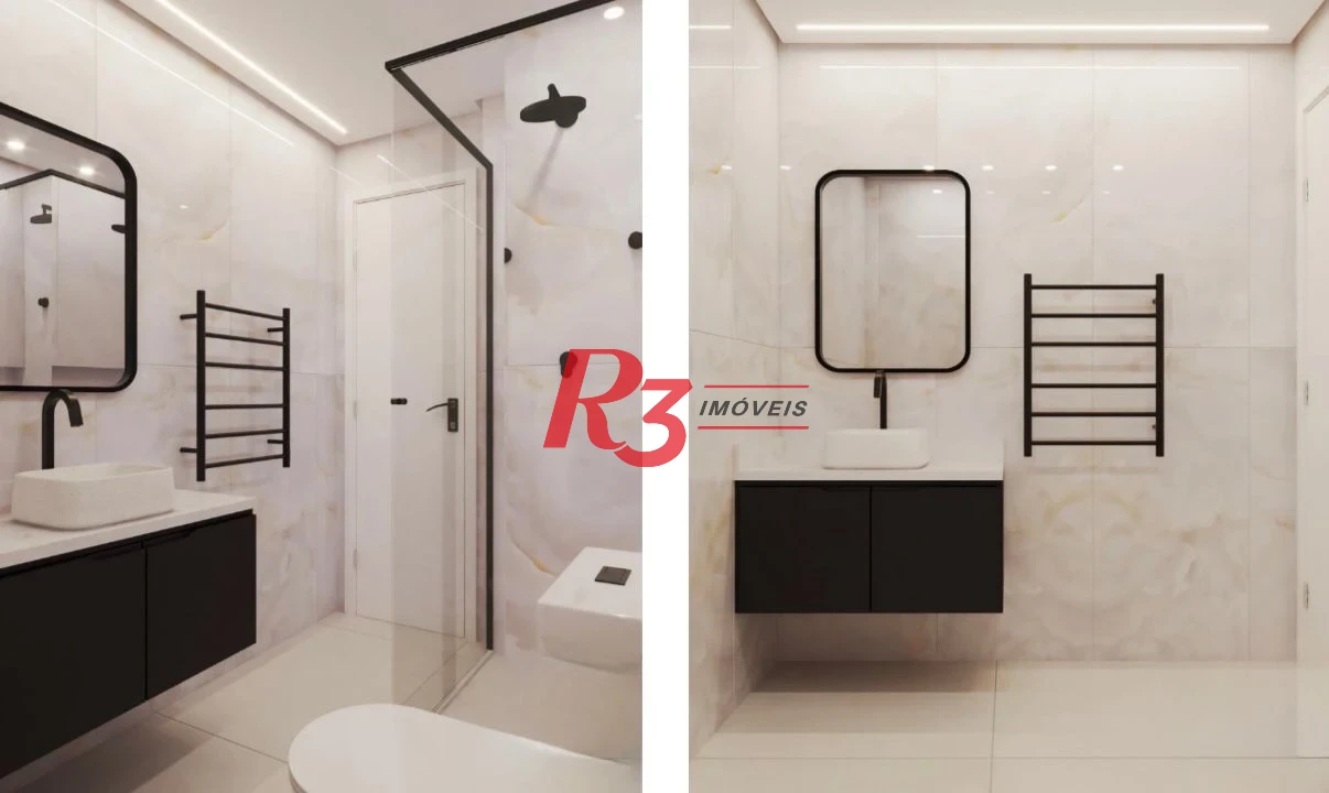 Apartamento à venda, 170 m² por R$ 4.850.000,00 - Aparecida - Santos/SP