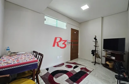 Apartamento com 1 dormitório à venda, 50 m² por R$ 395.000,00 - José Menino - Santos/SP