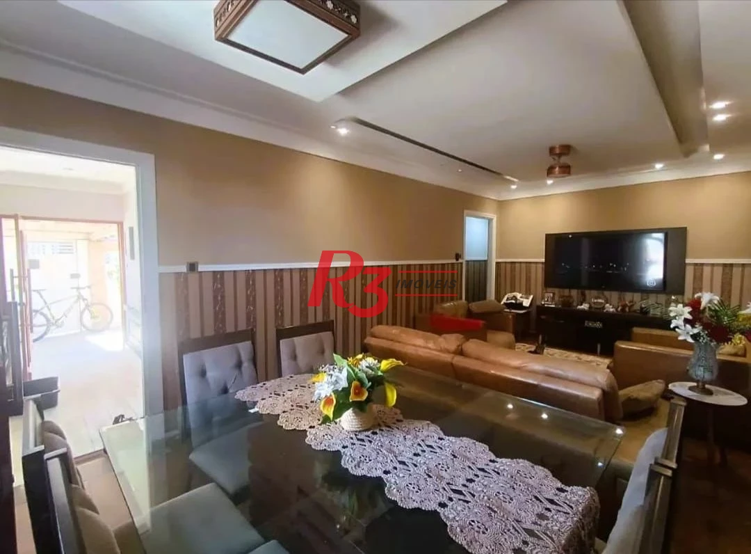 Sobrado com 3 dormitórios à venda, 114 m² por R$ 850.000,00 - Encruzilhada - Santos/SP