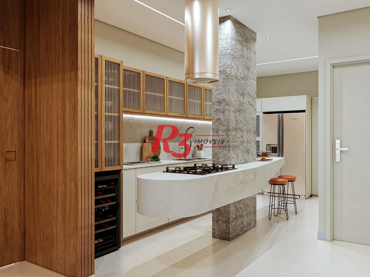 Apartamento com 2 dormitórios à venda, 120 m² por R$ 1.830.000 - POMPÉIA  - Santos/SP