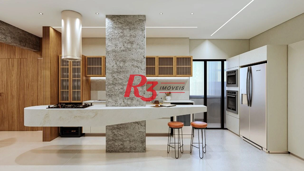 Apartamento com 2 dormitórios à venda, 120 m² por R$ 1.830.000 - POMPÉIA  - Santos/SP