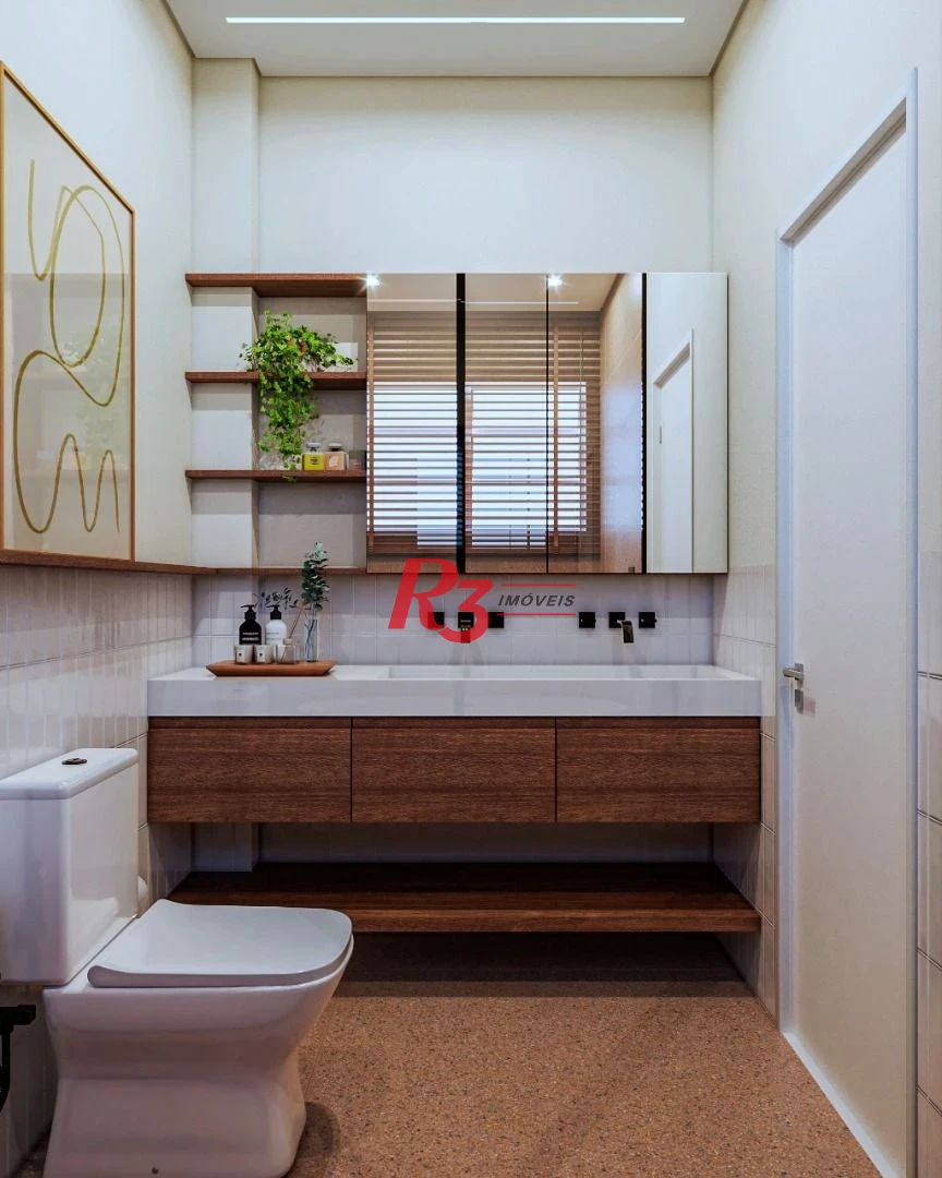 Apartamento com 2 dormitórios à venda, 120 m² por R$ 1.830.000 - POMPÉIA  - Santos/SP