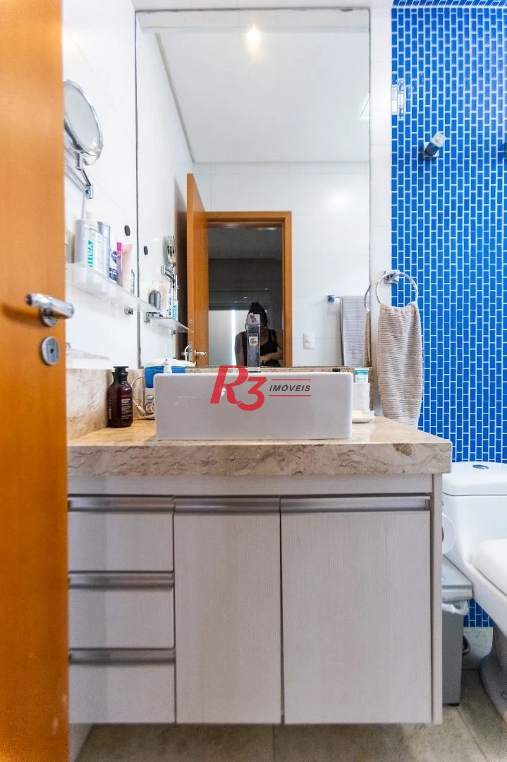 Apartamento com 3 dormitórios à venda, 143 m² por R$ 2.100.000,00 - Pompéia - Santos/SP