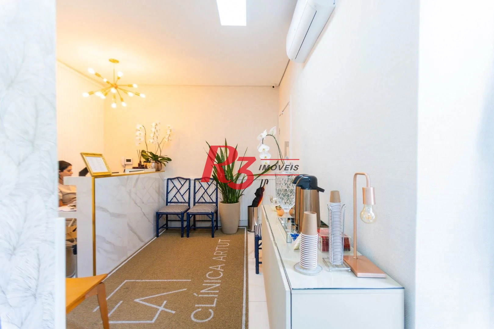 Sala para alugar, 30 m² por R$ 3.700,00/mês - Estuário - Santos/SP