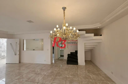 Sobrado à venda, 230 m² por R$ 1.920.000,00 - Ponta da Praia - Santos/SP