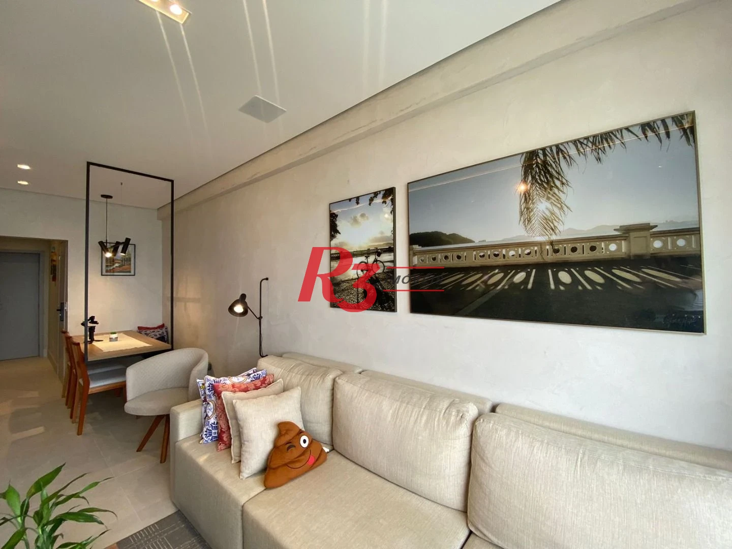Apartamento com 2 dormitórios à venda, 90 m² por R$ 1.300.000,00 - Embaré - Santos/SP