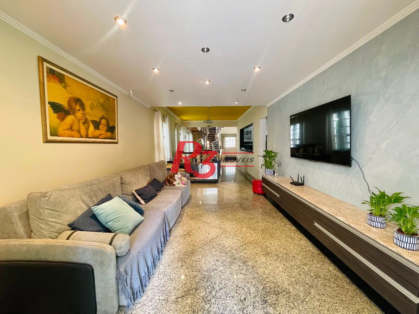 Sobrado à venda, 457 m² por R$ 6.500.000,00 - Gonzaga - Santos/SP