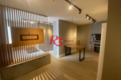 Apartamento com 1 dormitório à venda, 39 m² por R$ 500.000,00 - Boqueirão - Santos/SP