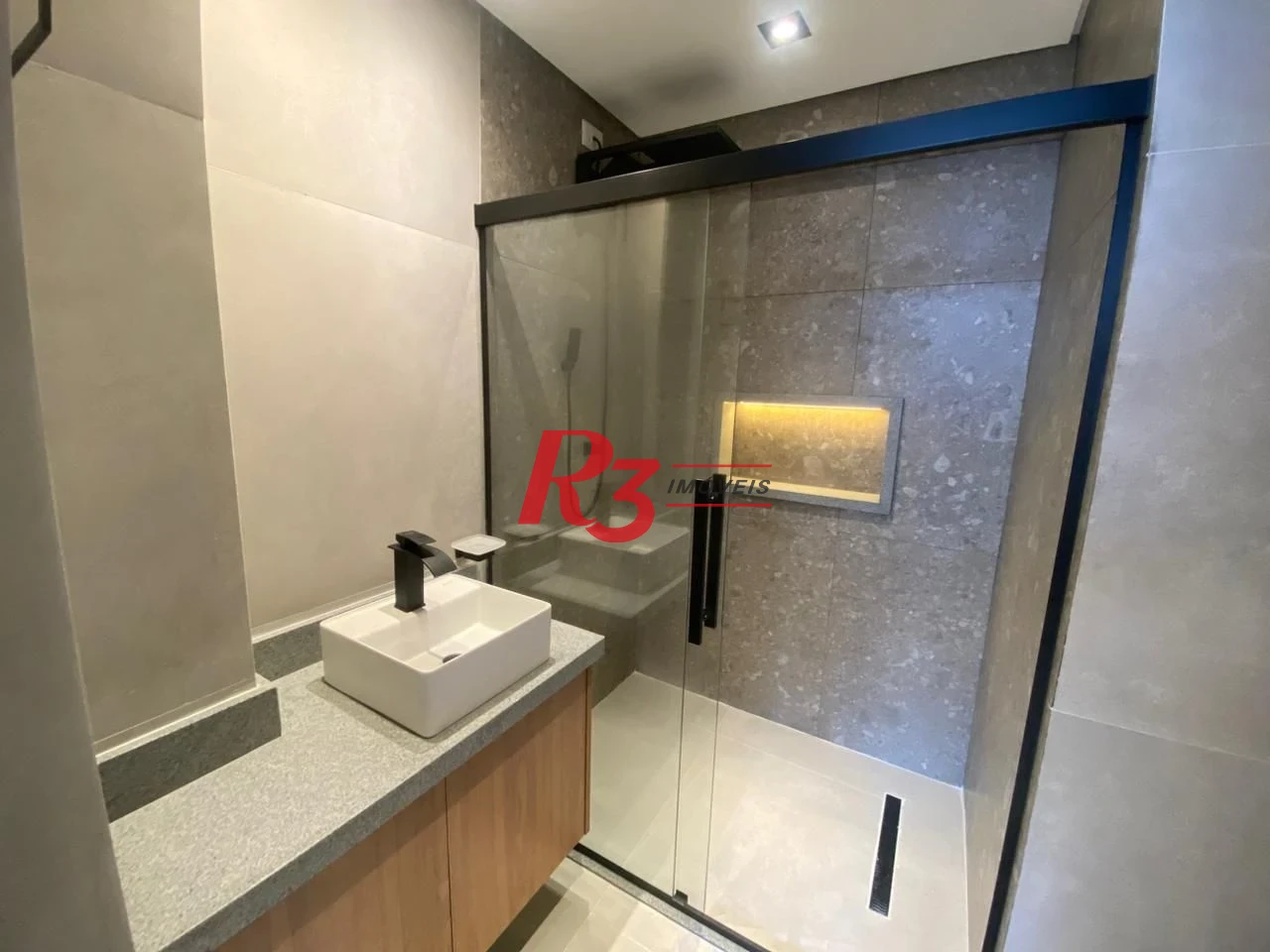 Apartamento com 1 dormitório à venda, 39 m² por R$ 500.000,00 - Boqueirão - Santos/SP