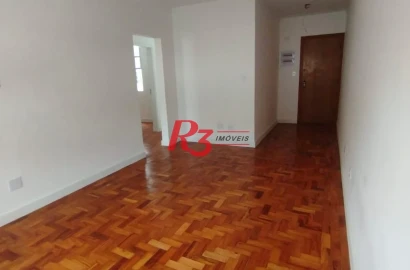 Apartamento com 2 dormitórios, 65 m² - venda por R$ 450.000,00 ou aluguel por R$ 4.000,00/mês - Aparecida - Santos/SP