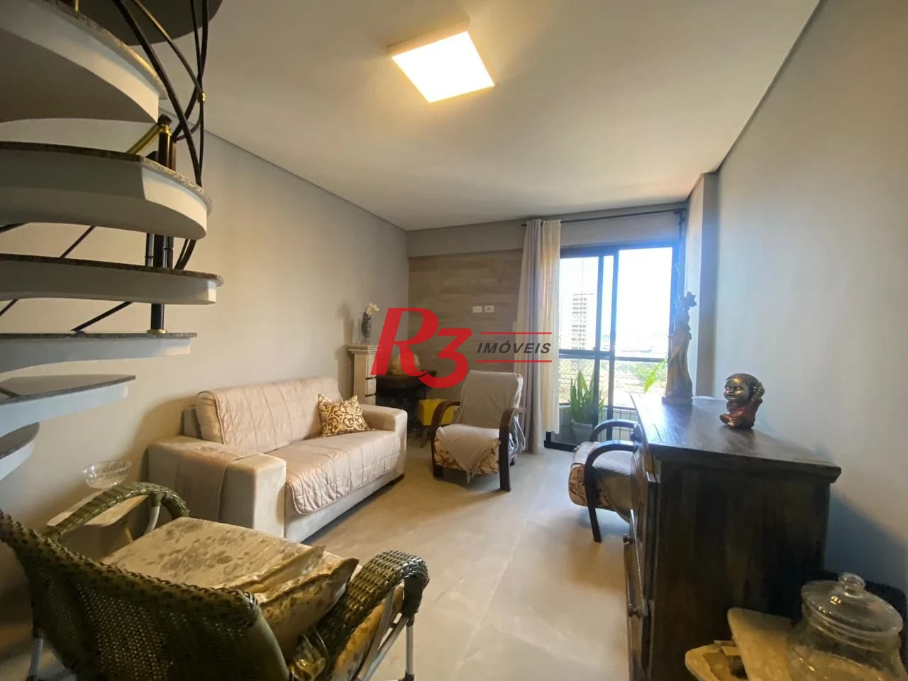 Cobertura com 3 dormitórios à venda, 192 m² por R$ 1.290.000,00 - Ponta da Praia - Santos/SP