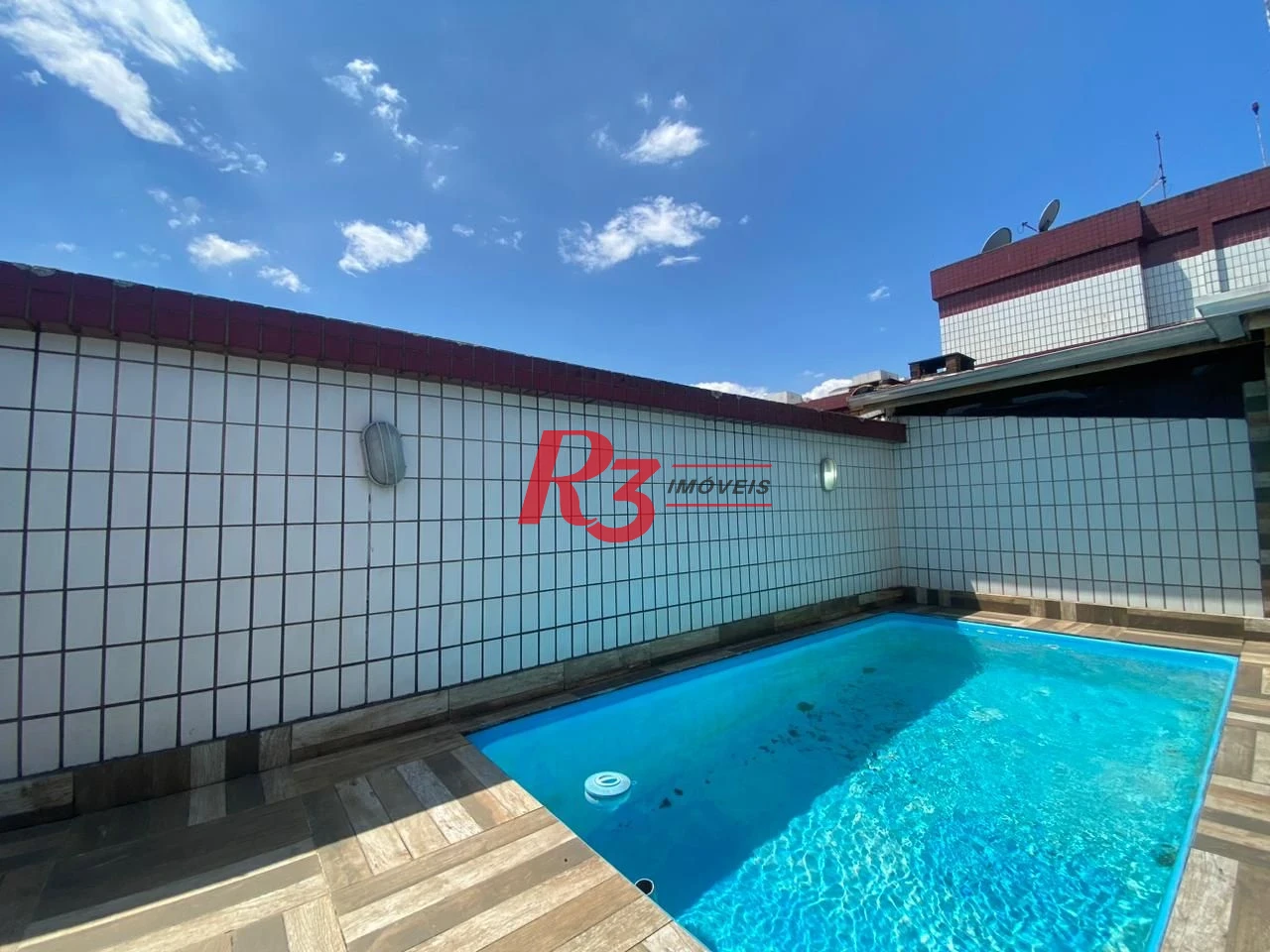 Cobertura com 3 dormitórios à venda, 192 m² por R$ 1.290.000,00 - Ponta da Praia - Santos/SP