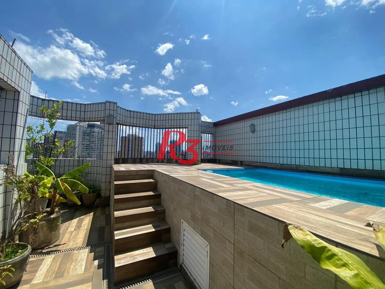 Cobertura com 3 dormitórios à venda, 192 m² por R$ 1.290.000,00 - Ponta da Praia - Santos/SP